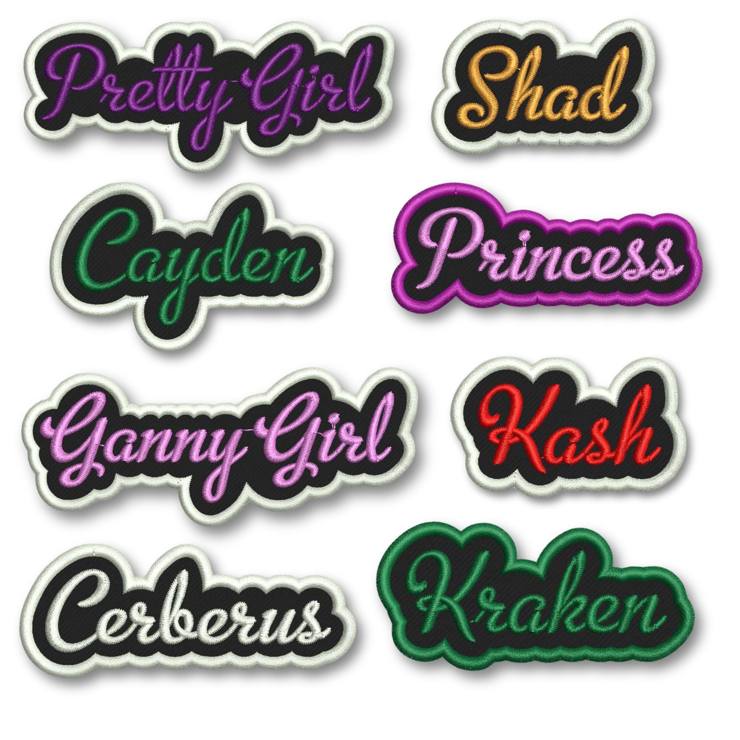 Amazon.com: Custom Embroidered Patch Unique Form Tag Badge Iron On
